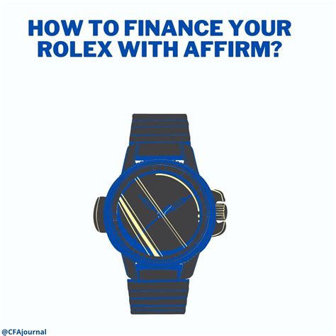 affirm financing rolex